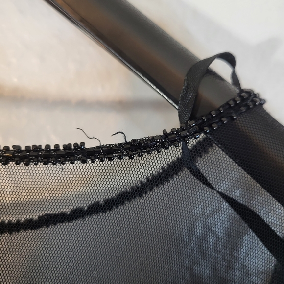 ❤️ Pisarro Nights Beaded Illusion Mesh Sheath Dress - Picture 6 of 10